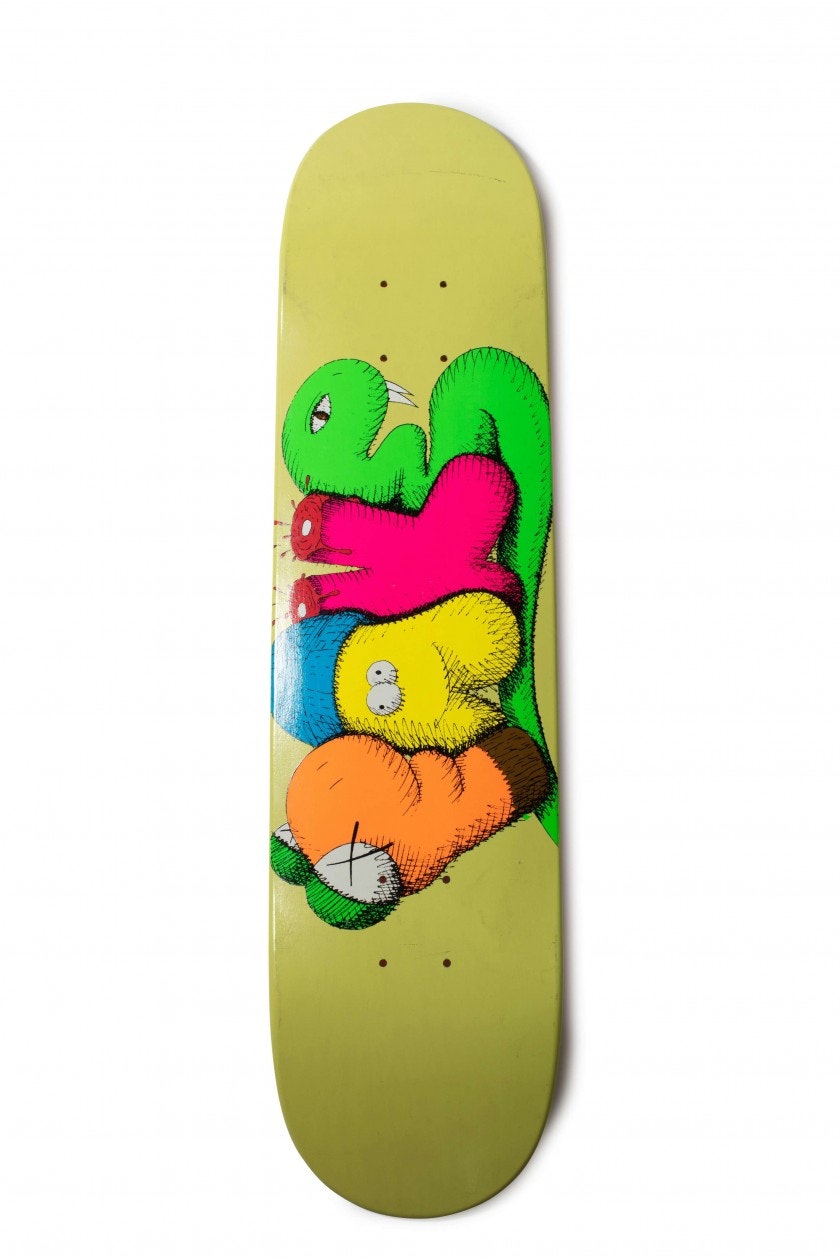 #4 Kaws O/F Skateboard Sticker
